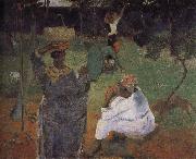 Paul Gauguin, Mining mango woman